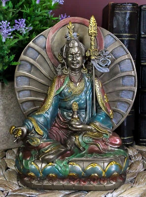 EBROS GIFT Tibetan Buddhism Amithaba Guru Padmasambhava Guru Rinpoche Meditation Figurine