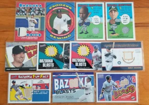 2003-2006 Bazooka Blasts/Adventures/etc Game Used Jersey Bat you pick choice - Picture 1 of 3