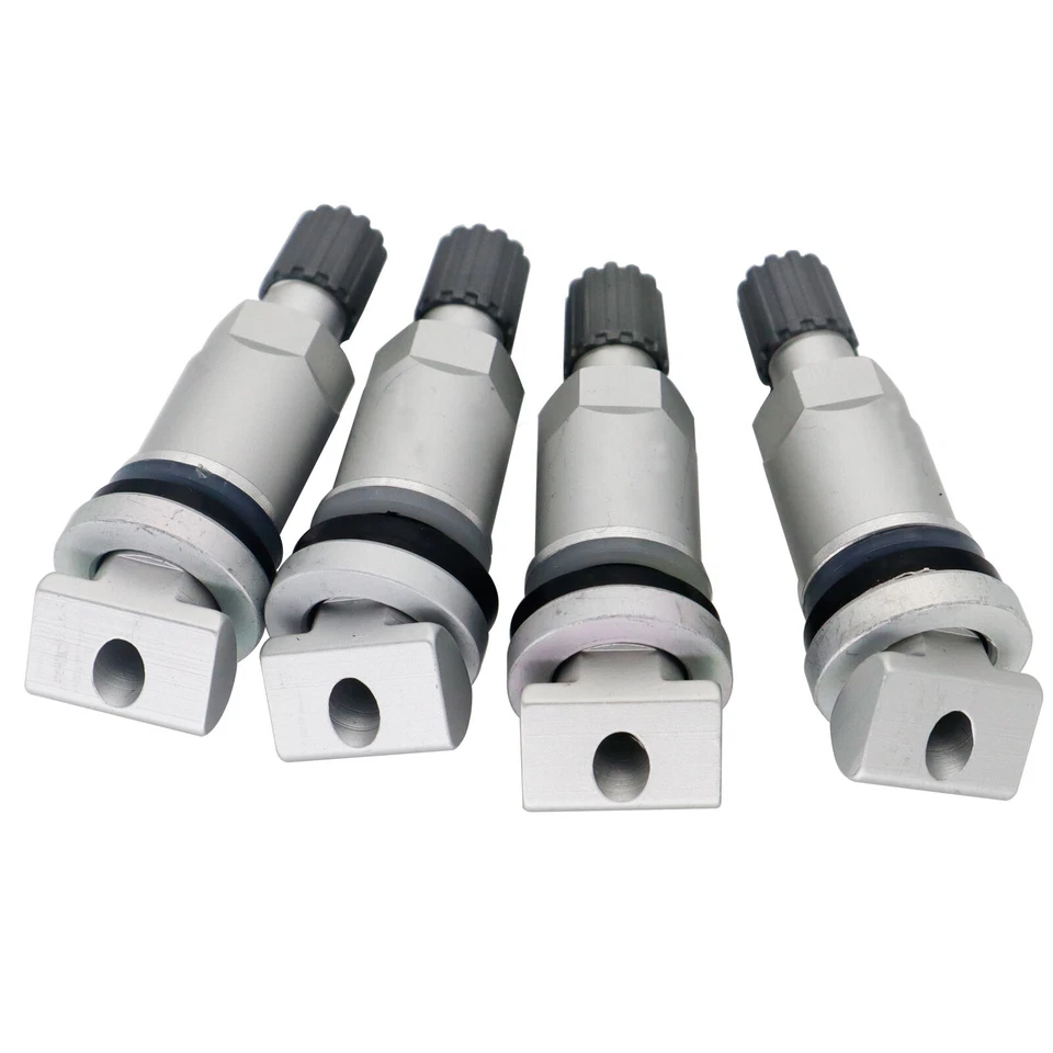 4 x Kit de repuesto de vástago de válvula con sensor de presión de neumáticos para Jeep Volvo Ford Chrysler Foto 1 de 4