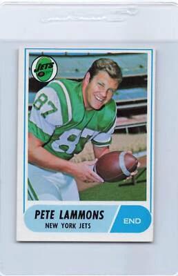 1968 Topps #143 Pete Lammons Jets EX *DA-C9431 - Image 1 of 2