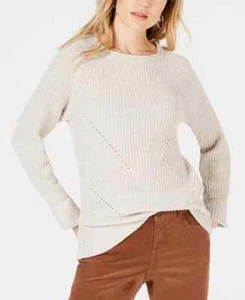 NEW Style & Co Women's Pointelle Cuffed Knit Sweater, XS - Picture 1 of 2