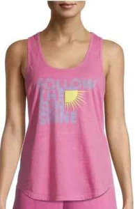 -2 PCS SECRET TREASURES FOLLOW THE SUN PINK TOP & TIE DYE SLEEP WHITE SHORTS M - Picture 1 of 6