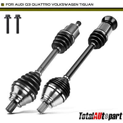 Conjunto de eje CV para Audi Q3 Quattro Volkswagen Tiguan delantero izquierdo y derecho Foto 1 de 4