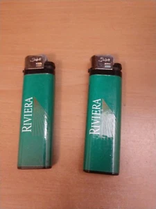 Riviera Cigarettes Lot of Two Disposable Lighters - Picture 1 of 3
