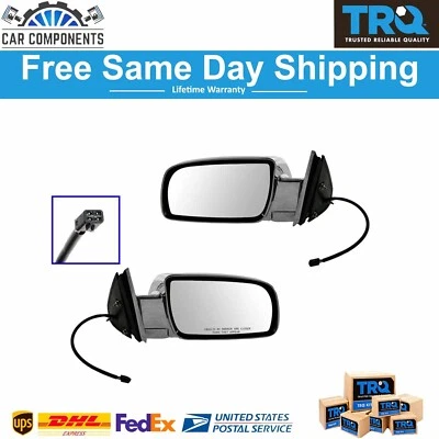 Nuevo par de espejos retrovisores eléctricos TRQ para Chevy GMC K2500 1988-2000 Foto 1 de 3