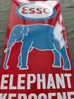 Esso Elephant kerosene Schild Emailschild Emaille enamel sign 30 x 60 cm