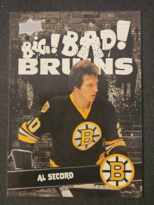 23-24 Upper Deck Bruins Centennial Al Secord 🚨🚨🚨 Big!Bad!Bruins - Picture 1 of 3