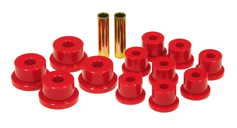 Prothane 85-88 Suzuki Samurai Spring & Shackle Bushings (OEM Shackles) - Red - Image 1 of 1
