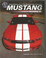 Mustang Times février 2013 publication officielle du Mustang Club of America