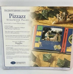 PIZZAZZ Scrapbook Pages Creative Memories 7X7 12 Sheets/Pack New Sealed - Picture 1 of 4
