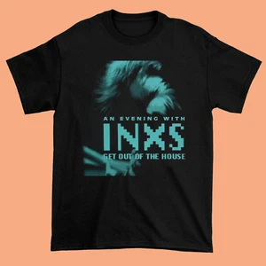 Rare INXS Vintage Concert Shirt All size Black FN036 - Picture 1 of 3