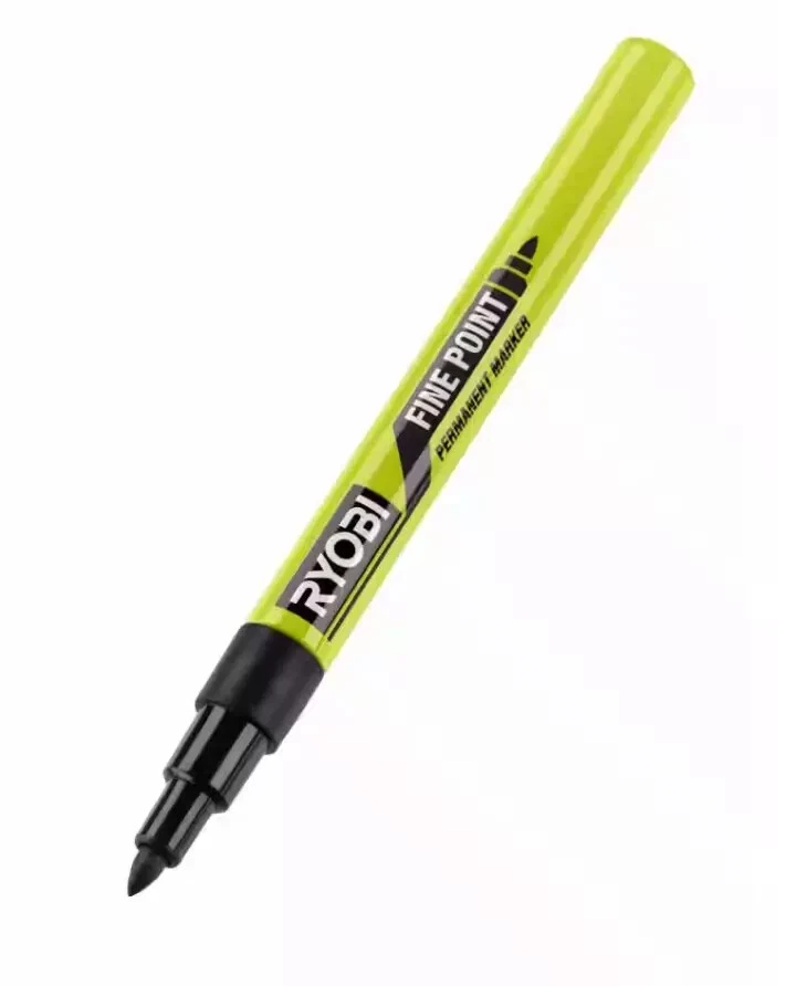 RYOBI Black Fine Point Permanent Workshop Black Marker - Image 1 of 4