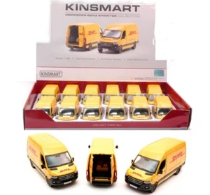 MODELLINO FURGONE STATICO KINSMART MERCEDES SPRINTER CORRIERE DHL CM 12 - Foto 1 di 5