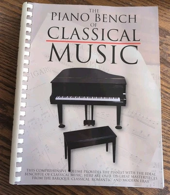 THE PIANO BENCH of CLASSICAL MUSIC - 125+ masterpieces - AMSCO- FREEPOST - VGC - Image 1 of 4
