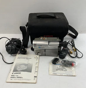 Canon V400 Hi8 Camcorder with 500x Digital Zoom and Accessories - Picture 1 of 11