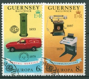 Guernsey 1979 Europa CEPT Post-und Fernmeldewesen 189/90 gestempelt - Picture 1 of 1