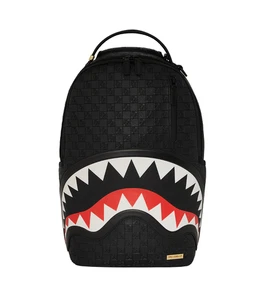 SPRAYGROUND - MAISON MENACE / BLACK OUT SHARKS IN PARIS BACKPACK - B7531 - Picture 1 of 6