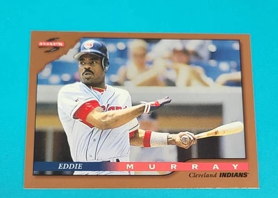 1996 Score Dugout Collection #65 Eddie Murray Cleveland Indians BASEBALL Card c - Image 1 of 2