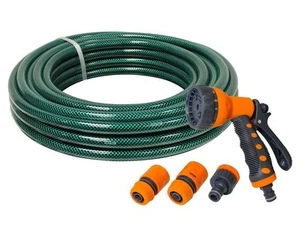 Faithfull - Hos Taman PVC 20m dengan Fiting & Senapang Sembur - Picture 1 of 3