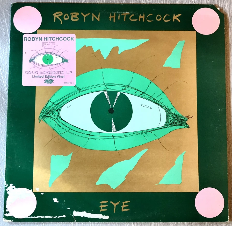ROBYN HITCHCOCK : EYE : VINYL LP : TWIN/TONE TTR 89175-1 : EX : 1990 Foto 1 de 4