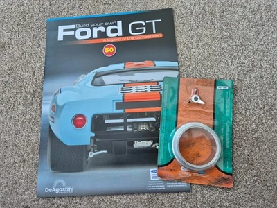 1/8 Scala DeAgostini Costruisci La Tua Auto Ford GT40 Numero 50 + Rivista - Immagine 1 di 3