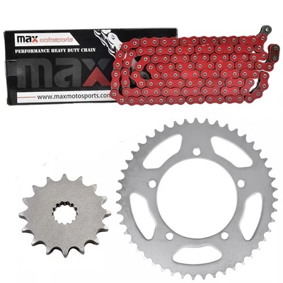 Kit de cadena de transmisión y piñones de junta tórica roja para Suzuki DL650 V-Strom 650 Xt Abs Foto 1 de 4