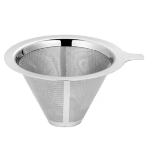 Kaffeefilter Edelstahl Handfilter wiederverwendbar Kaffee Dauerfilter Universal - Bild 1 von 6