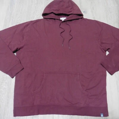 PETER MILLAR Mens XL LAVA WASH HOODIE CLARET RED PURPLE PULLOVER SWEATSHIRT - Image 1 of 4