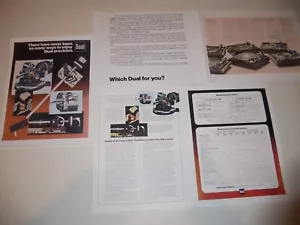 Folleto de tocadiscos doble '76 5pgs, especificaciones + información + artículos 1225,1226,1228,1249,721 - Imagen 1 de 3