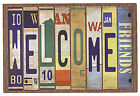 Schmutzfangmatte Schild Welcome 40x60x0,3 cm