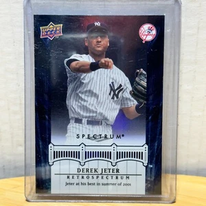 DEREK JETER "THE CAPTAIN" - 2008 Upper Deck Spectrum Retrospectrum #DJ55 HOF - Picture 1 of 2