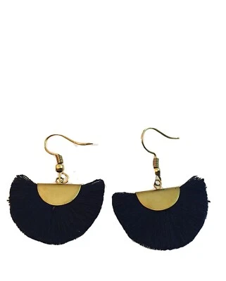 Orecchini Ventaglio In Ottone - Immagine 1 di 2