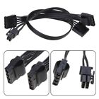 Straight-Headed IDE Converter Adapter Cable with 6-Pin for PC Power Supply