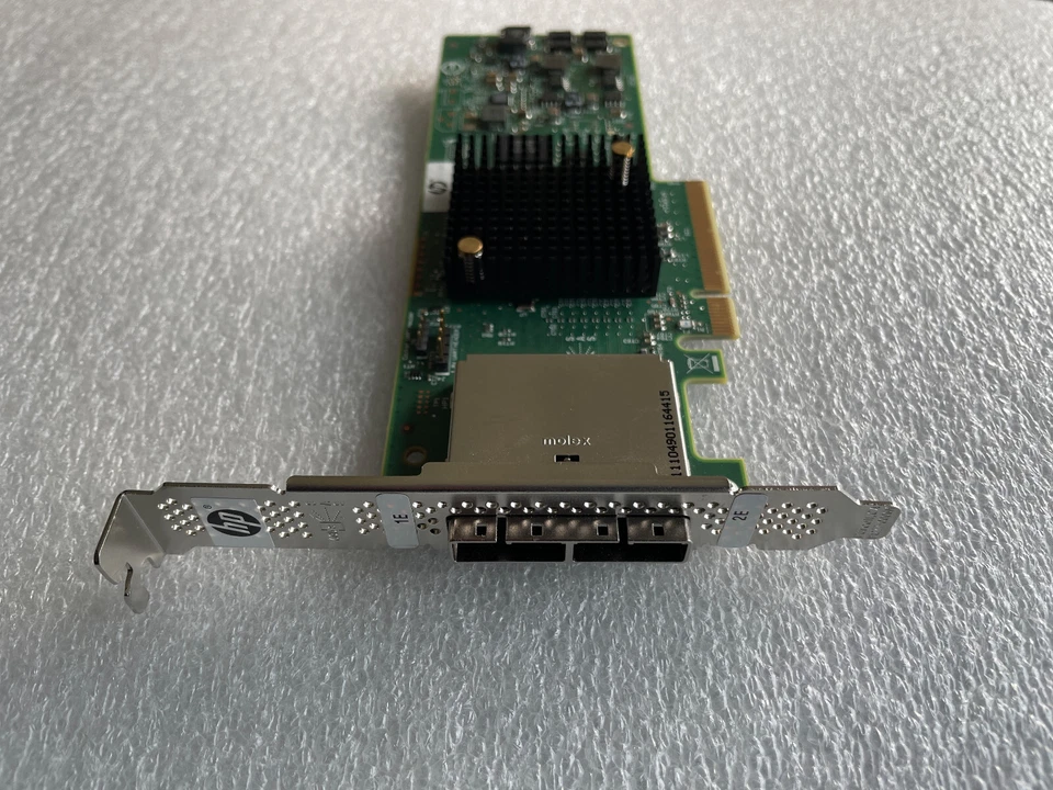 HP H221 PCI-e 3.0 SAS Host Bus Adapter High Profile Bracket - 729552-B21 - Image 1 of 1