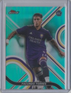2022 Finest MLS Aqua Refractor #58 Facundo Torres RC 59/75 - Flat S/H
