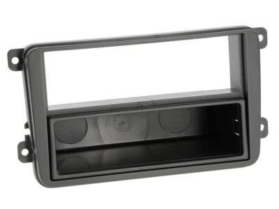 VW Golf 6 Plus (1KP) Jetta 5 + 6 (1KM + 16) Autoradioblende Radioblende 1-DIN - Bild 1 von 2