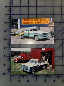 1960 Dodge Truck Post Card Original Lot of 2 - Picture 1 of 2