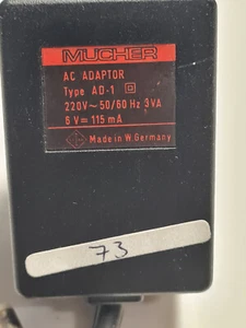 Steckernetzteil 6V 115 mA  Mucher AD-1 Netzteil Netzadapter #73 - Bild 1 von 3