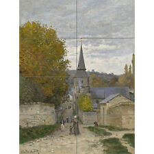 Claude Monet Street In Sainte Adresse 1867 Painting XL Panel Poster (8 Sections)