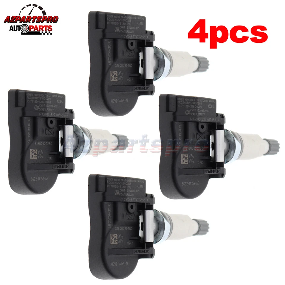 4pcs TPMS Tire Pressure Monitor Sensor For Volvo S40 S60 S80 V50 V60 XC60 XC70 - Image 1 of 4