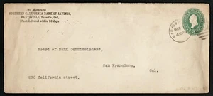 US 1887 #U311 - 2c Green #10 Stamped Envelope Advertising Cover Used - Picture 1 of 2