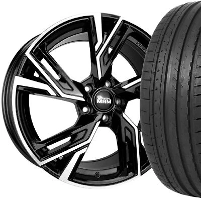 19 Zoll Sommerräder MAM RS5 BFP Alufelgen 225/35 R19 für Audi A3 Lim. Typ GY - Bild 1 von 4