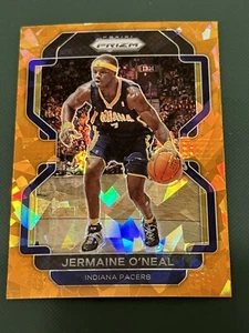 2021-22 Panini Prizm Prizms Orange Cracked Ice #250 Jermaine O'Neal - Picture 1 of 2