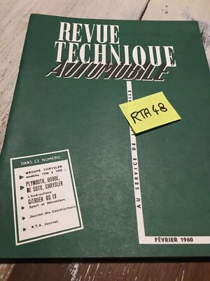 Revisione Tecnica Automobile Chrysler Plymouth Dodge Soto 56 Per 59 RTA - Immagine 1 di 4