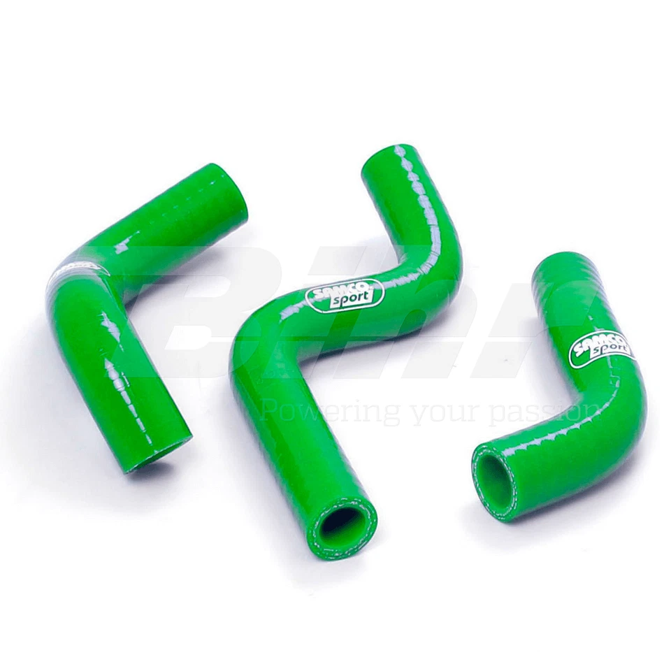 Samco Set Mangas Tubos Radiador Verde Kawasaki KX 100 2014-2015 - Imagen 1 de 1