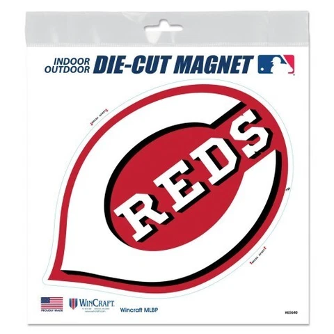 Cincinnati Reds Magnet 6x4 Outdoor Rated Vinyl Auto Fridge MLB Baseball Team Fan Cover