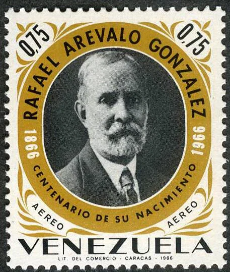 Venezuela 1966 100 Aniversario Nacimiento Rafael González Periodista MNH (SC# C936) Foto 1 de 1