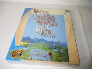 CASTLE NEUSCHWANSTEIN THE LIFT OFF 1000 PC PUZZLE THE ICON COLLECTION NEW SEALED - Picture 1 of 4
