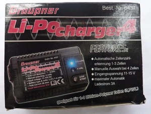 Graupner Li-Po Charger 4 field charger Part number 6437 (For Li-Po batteries) - Picture 1 of 8