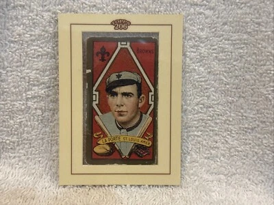 Tarjeta insertada 1911 T205 Sweet Caporal Frank LaPorte Topps 2002, ¡St. Louis Browns! Foto 1 de 4